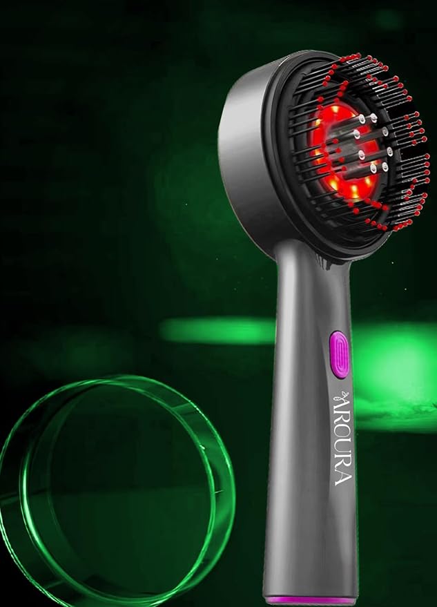 2024 Aroura Premium Scalp Massaging Brush with Oil Applicator - Cordless Electric Massager for Scalp & Hair, Shiatsu Massage, IPX7 Waterproof, Portable Deep Massager For Hair & Head Relaxation